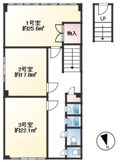 【間取り】 | 琴岡ビル | 間取り：3号室