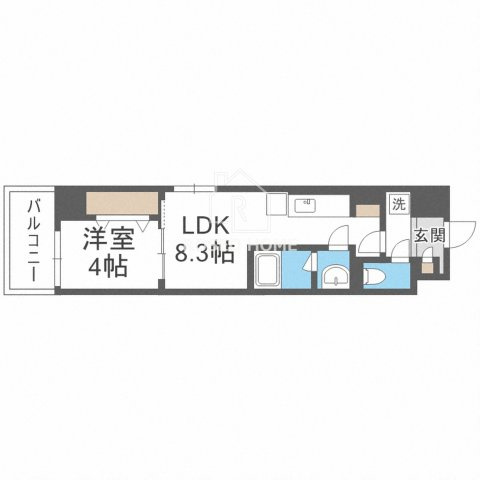 アリビオ大阪港の間取り