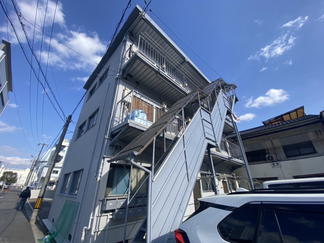 皆実町アパートの外観