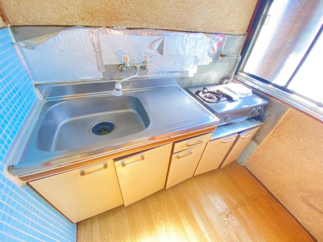 皆実町アパートのキッチン