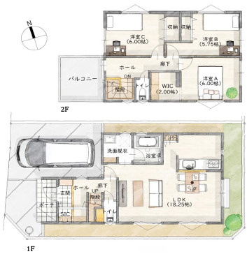 高座郡寒川町宮山Ⅱの間取り