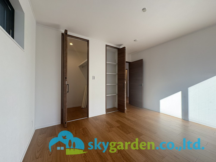 茅ヶ崎市萩園　新築戸建　全8棟3号棟の寝室