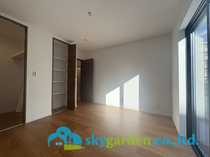 茅ヶ崎市萩園　新築戸建　全8棟3号棟の寝室