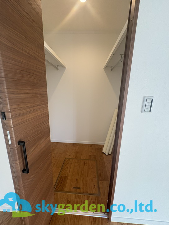 茅ヶ崎市萩園　新築戸建　全8棟3号棟の収納