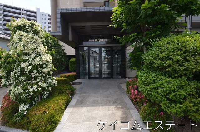 サンライフ三ヶ森Ⅱのエントランス
