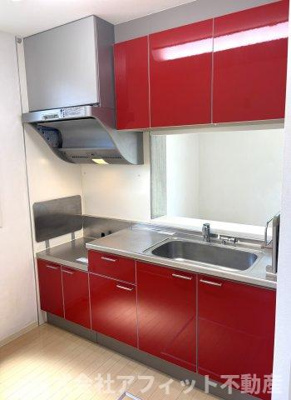 【キッチン】 | グランマスト多治米 C棟 | カウンターキッチン