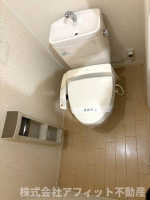 【トイレ】 | グランマスト多治米 C棟 | 温水洗浄暖房便座