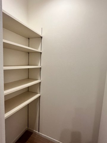 篠原南町４丁目新築戸建の収納|大容量のキッチン横パントリー