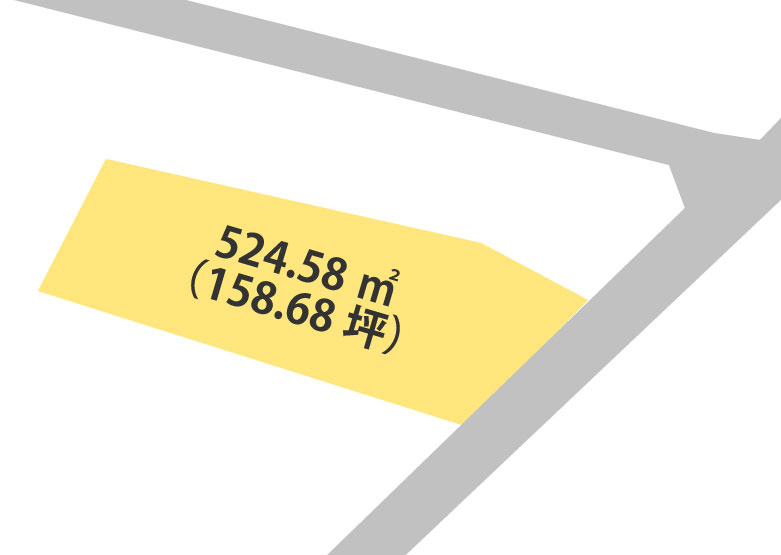 和歌山市北島・土地・56926の区画図