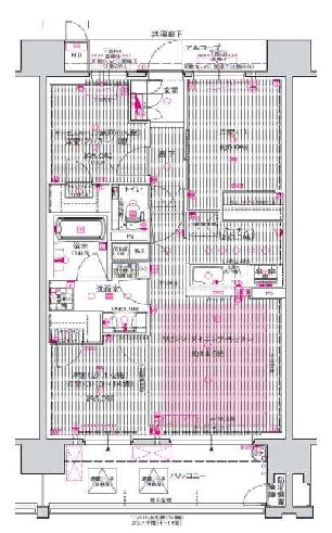 シャルマンフジ和歌山市駅レジタージュの間取り