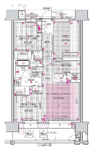 シャルマンフジ和歌山市駅レジタージュの間取り