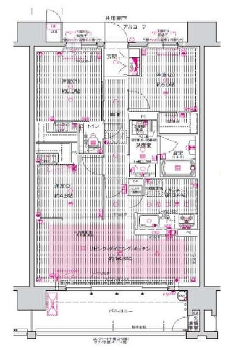 シャルマンフジ和歌山市駅レジタージュの間取り