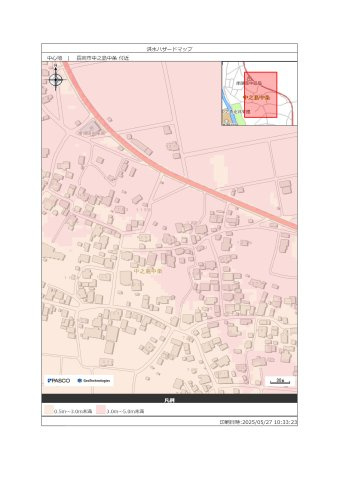 【商談中】長岡市中之島中条　土地建物（建物未登記）の地図