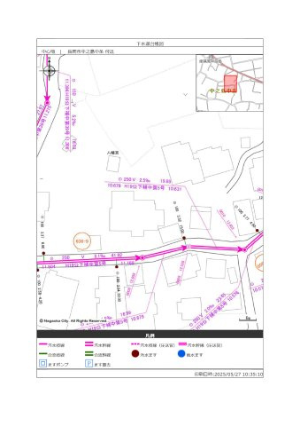 【商談中】長岡市中之島中条　土地建物（建物未登記）の地図