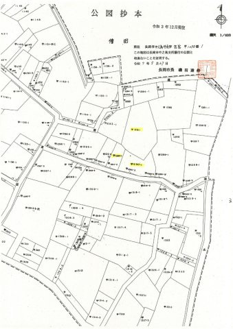 【商談中】長岡市中之島中条　土地建物（建物未登記）の地図