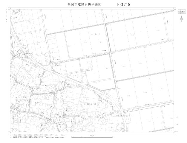 【商談中】長岡市中之島中条　土地建物（建物未登記）の地図