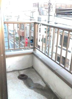 キャロットハウスのバルコニー