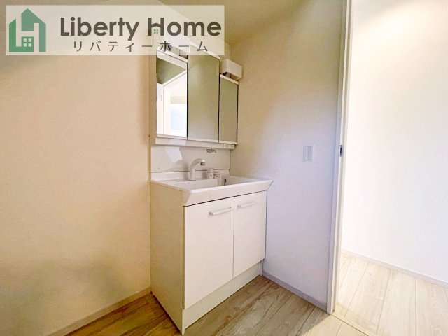 ひたちなか市武田1期　新築戸建　2号棟の独立洗面台