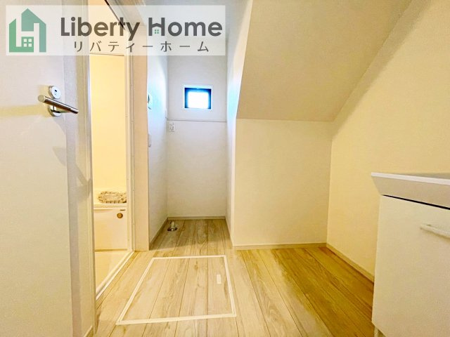 ひたちなか市武田1期　新築戸建　2号棟の脱衣所