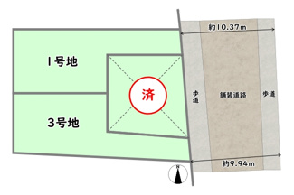 【区画図】 | 右京区花園艮北町
