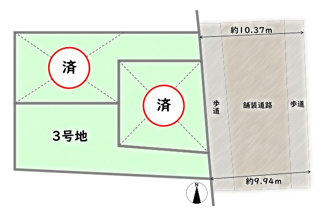 【区画図】 | 右京区花園艮北町