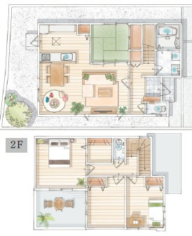八幡西区浅川町の間取り