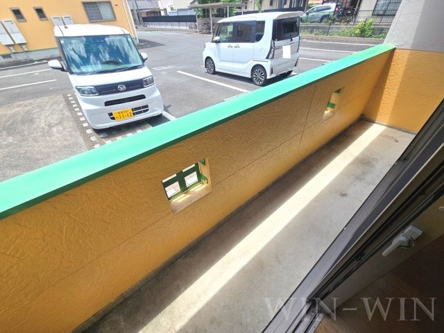 キャプリコーンエス Aのバルコニー