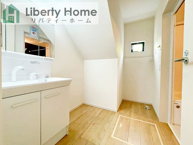 水戸市姫子1期　新築戸建の脱衣所