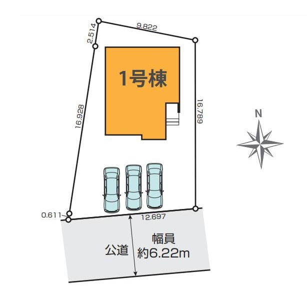 水戸市姫子1期　新築戸建の区画図