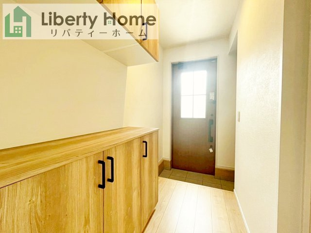 水戸市姫子1期　新築戸建の玄関