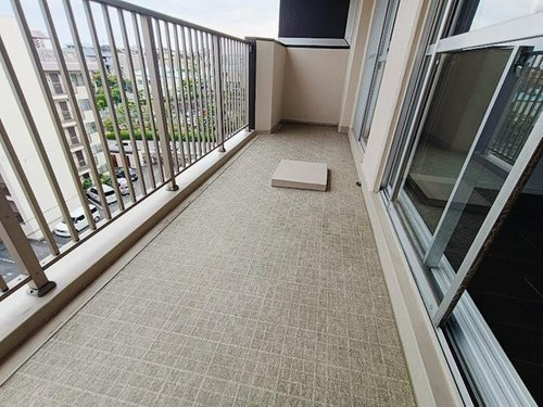 春日丘グリーンハイツB棟のバルコニー|広々としたバルコニーです