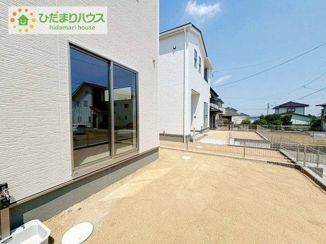 いわき市内郷高坂町2丁目第2　新築戸建　1号棟の庭|お庭付き物件になります！