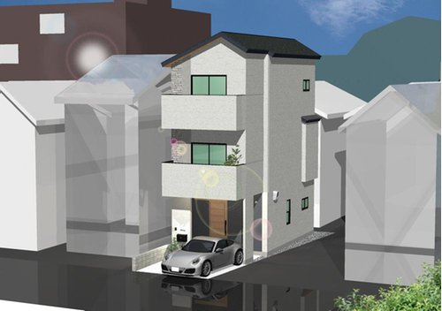 物集女町燈篭前