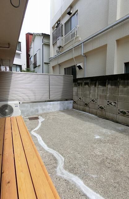 飯田ビルのバルコニー