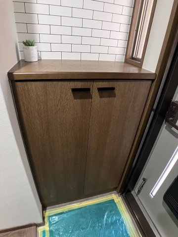 ワコーレロイヤルヒルズの玄関|収納もある玄関です