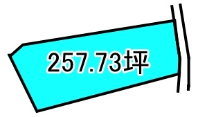 阿島2丁目　売土地の区画図
