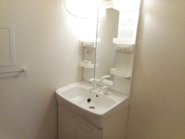 フローレンスつくばＢの独立洗面台|洗面所