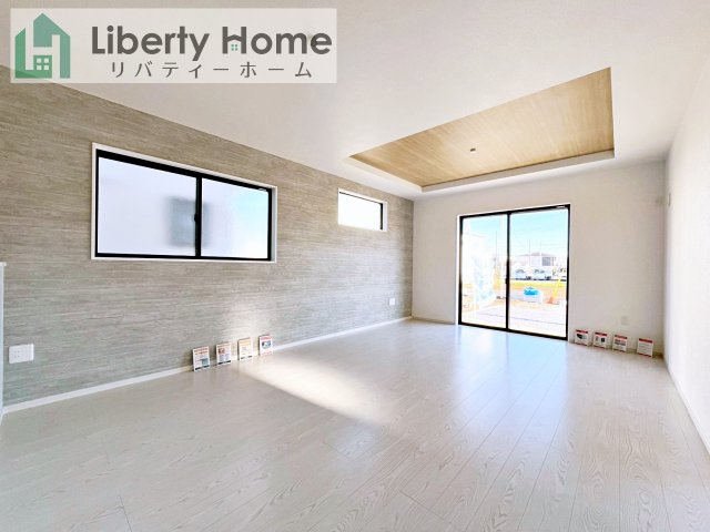 石岡市茨城1期　新築戸建　2号棟の居間・リビング