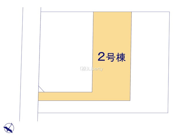 石岡市茨城1期　新築戸建　2号棟の区画図