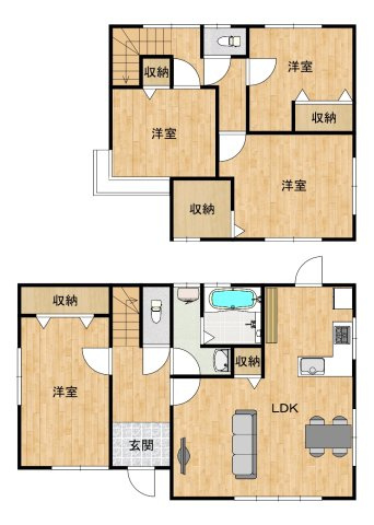 【間取り】の画像