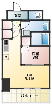 小西マンションの間取り