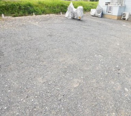 リバーパークの駐車場