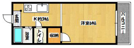 プレジデント中尾の間取り