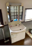 蒲生郡竜王町大字西横関の店舗の洗面所
