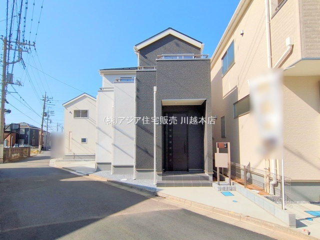 月々7万円台～　新築戸建　川越市寺尾　第5の前面道路含む現地写真|5号棟　前面道路：南西側4.0ｍ公道