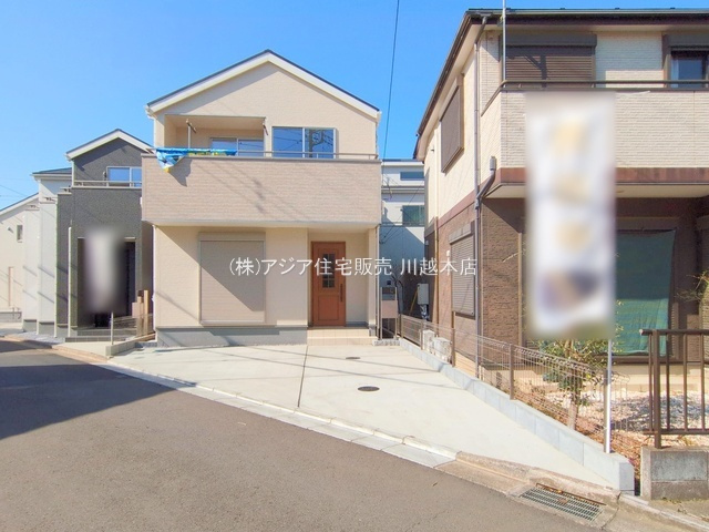 月々7万円台～　新築戸建　川越市寺尾　第5の前面道路含む現地写真|4号棟　前面道路：南西側4.0ｍ公道