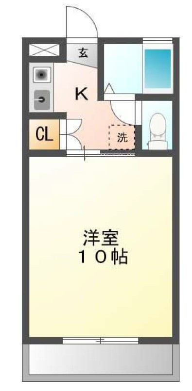 サントラスト A棟の間取り