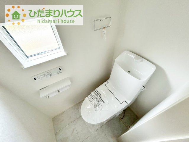 【トイレ】 | 我孫子市並木9丁目24-1期　新築戸建 | トイレは1F、2F共に完備！取り合いになることがありませんね(^^)/