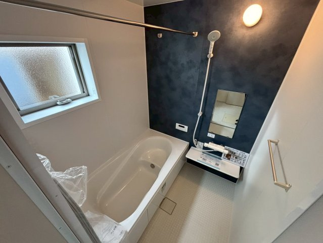 北葛飾郡松伏町　田中3丁目　新築戸建　全6棟の浴室|日々の疲れを癒すお風呂です