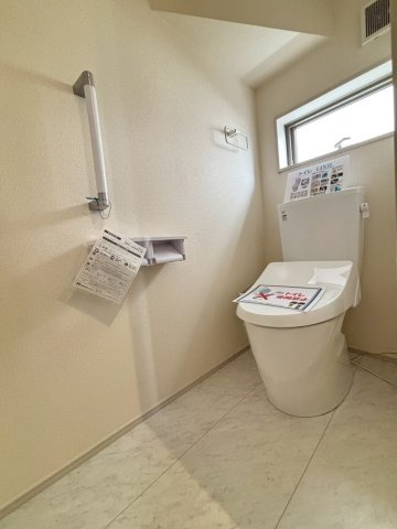 北葛飾郡松伏町　田中3丁目　新築戸建　全6棟のトイレ|トイレも気になるポイント
